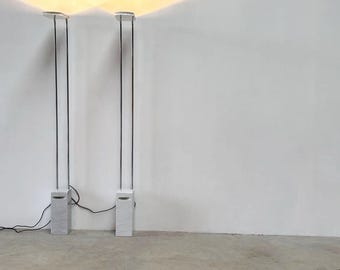 Pair of Skipper floor lamps by Bruno Gecchelin