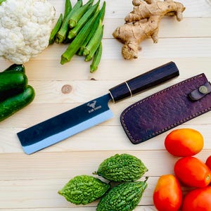Handmade Meat Cleaver Kitchen Knife Butcher Chopper Nakiri Chef Wedding Birthday Anniversary Gifts For Mom Thanksgiving Gifts Groomsmen Gift