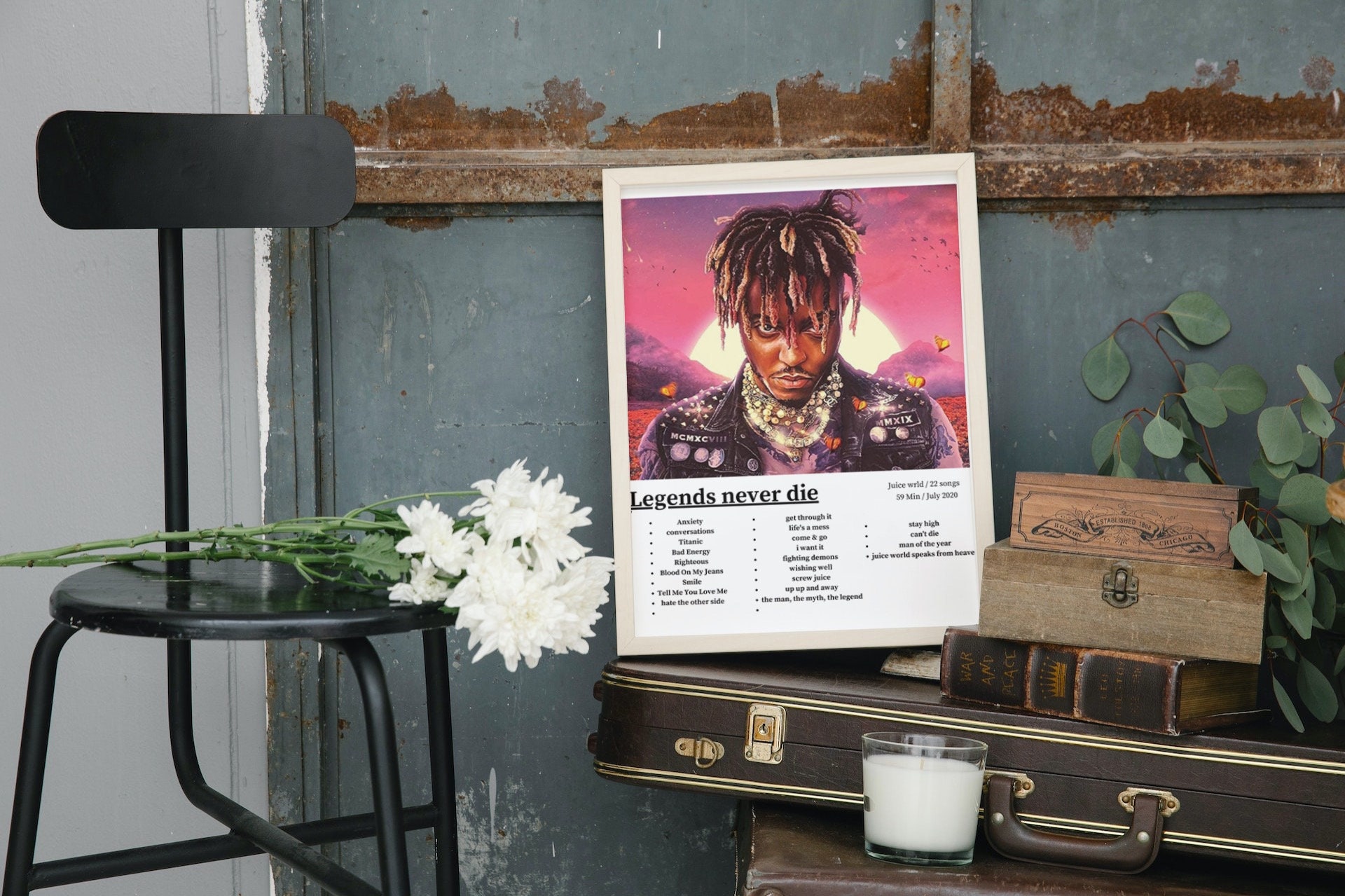 Juice Wrld Vest  Legends Never Die - Shop Now - Jacket Hub