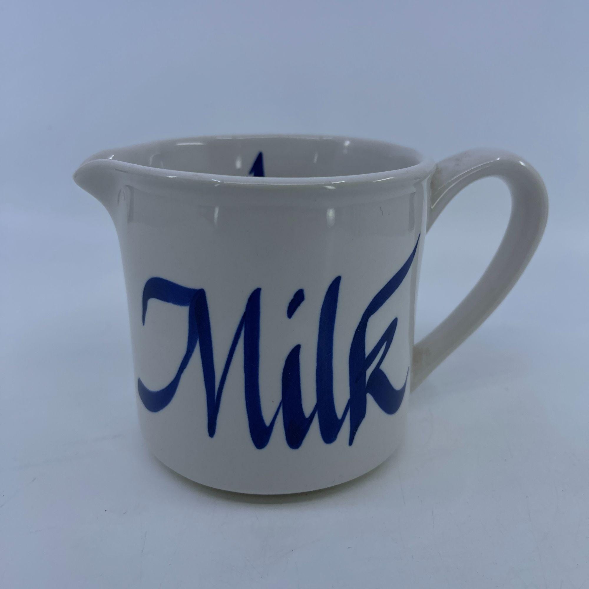 Blue Milk Jug Antique - Etsy