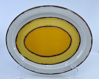 vintage stonehenge midwinter sun oval platter 1970's