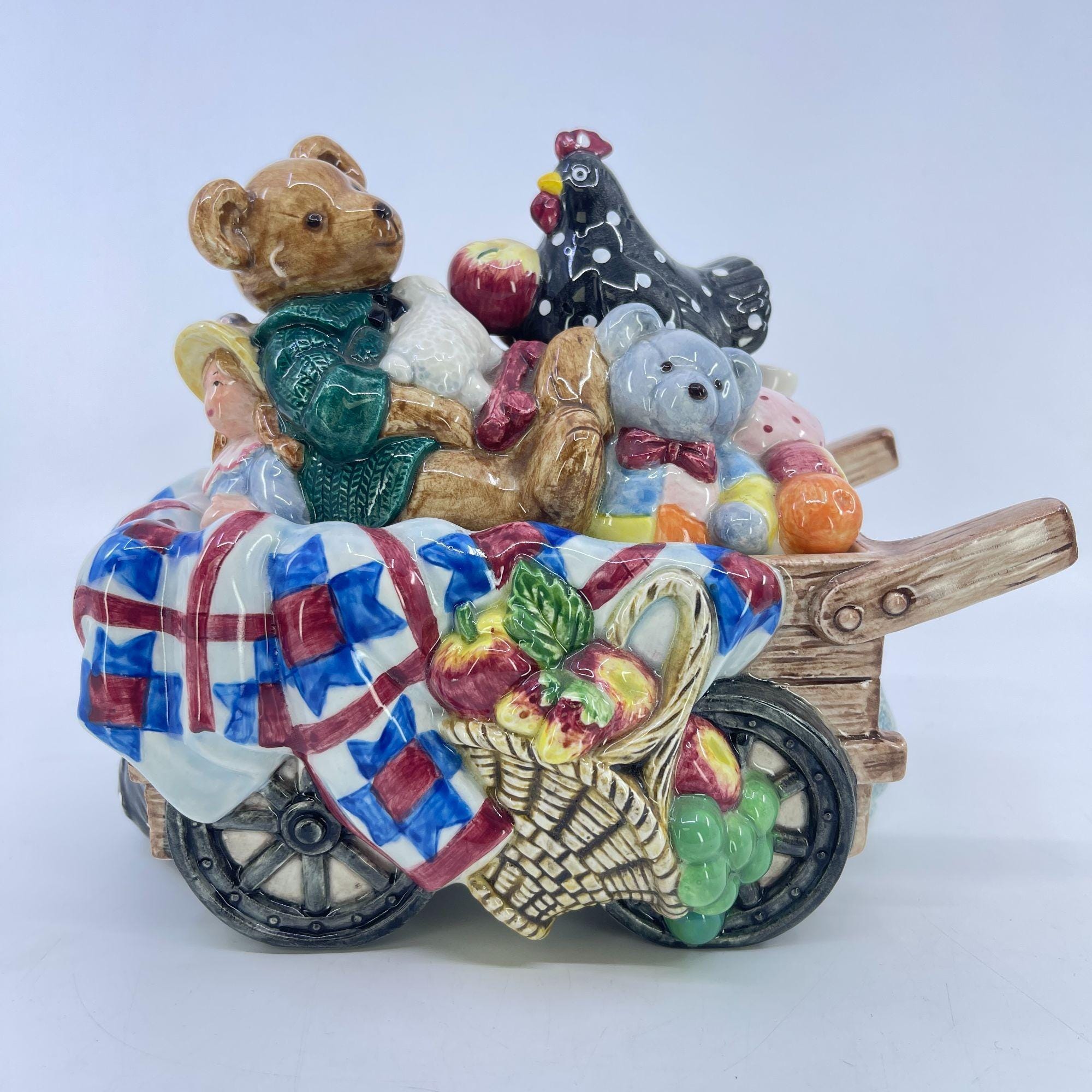 Fitz and Floyd Cookie Jar Vintage - Etsy