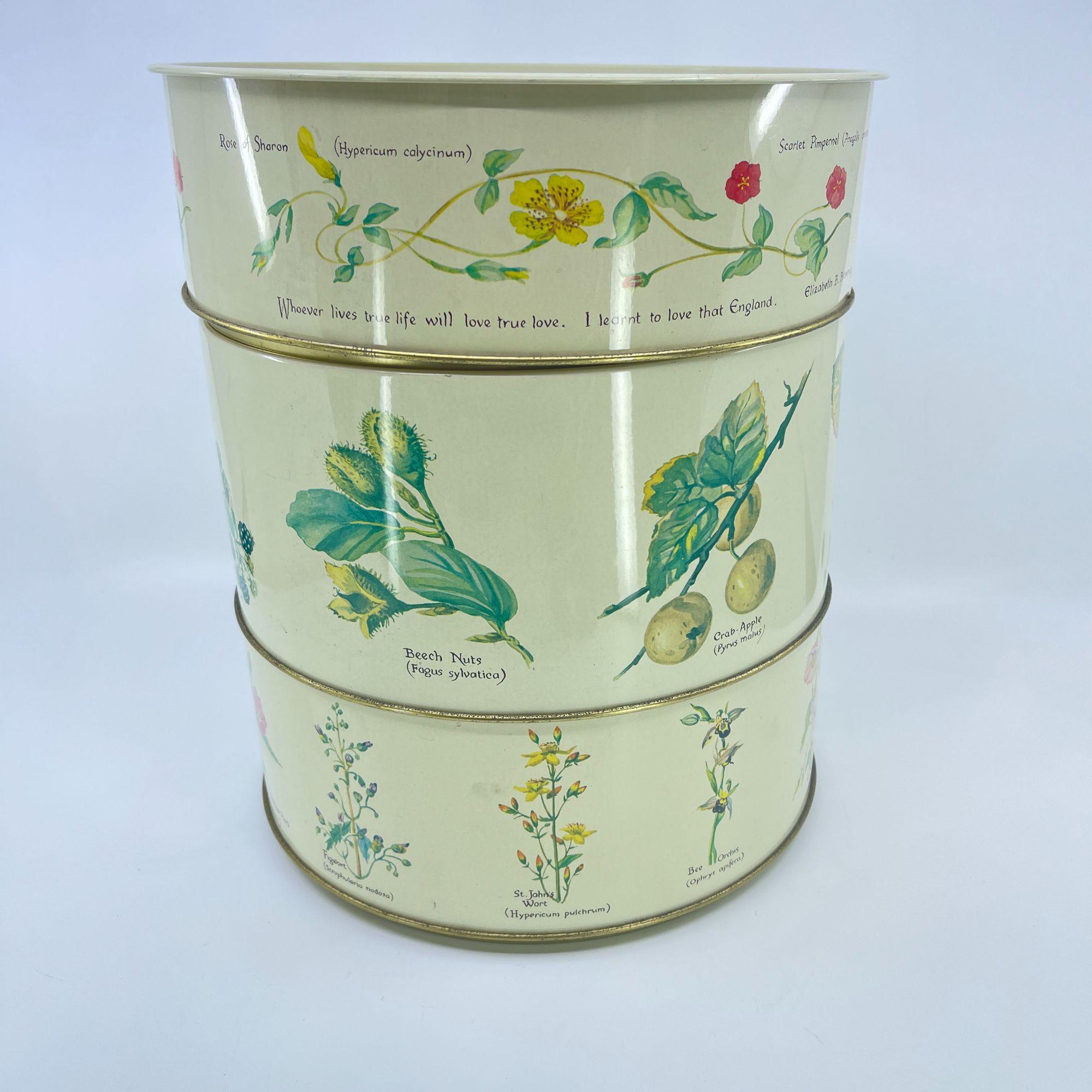 70s Tin Canister - Etsy