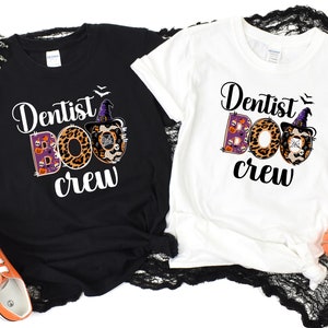Dentist Halloween Boo Crew Women&#39;s Softstyle T-Shirt