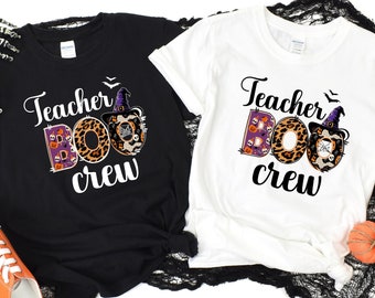 Teacher Halloween Boo Crew Women's Softstyle T-Shirt
