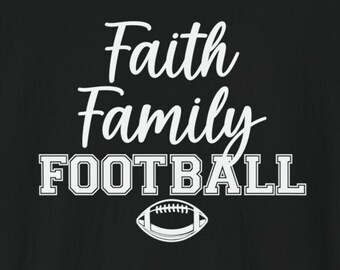 Faith Family Football Unisex Softstyle T-Shirt