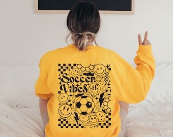 soccer sweatshirt, soccer vibes, soccer mom, soccer gift, soccer shirt, soccer mom sweater, game day, game day sweatshirt, soccer