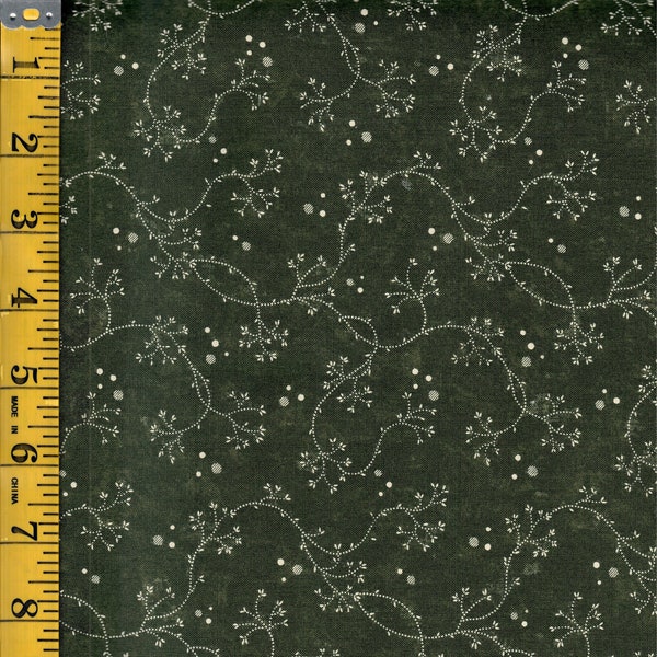 Moda Hope Blooms 9672-15 Green quilting fabric     SOLD BY 1/2 YARD