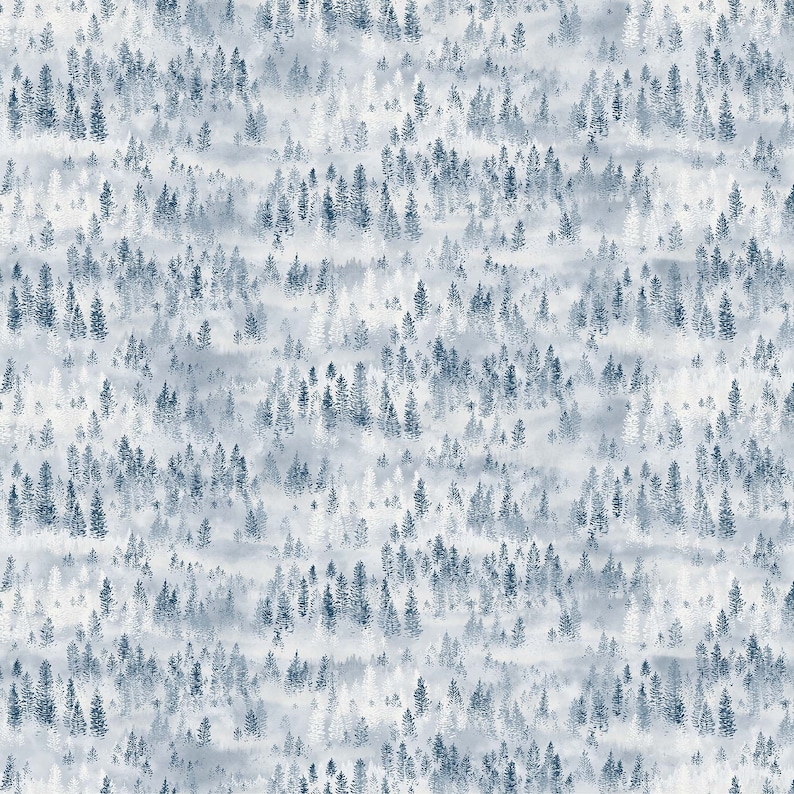 Mountain in the Mist Quilt Kit, Lap Size 62"x78", Misty Mountain Fabric ...