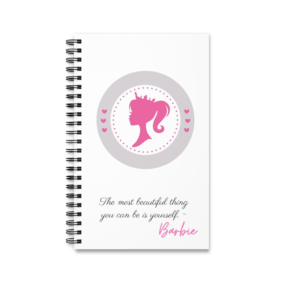 Barbie Affirmation Spiral Journal - Etsy