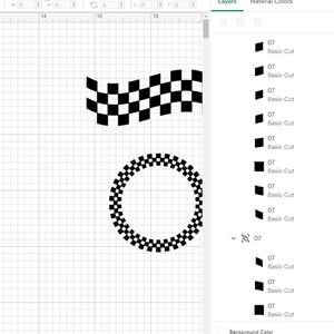 Checkerboard Pattern Borders Bundle SVG PNG JPG: Checkered Designs ...