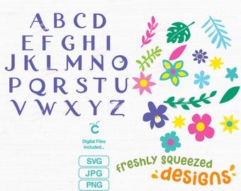 Encanto Alphabet SVG Bundle: DIY Name Design, Cricut Cut Files (Digital Download)