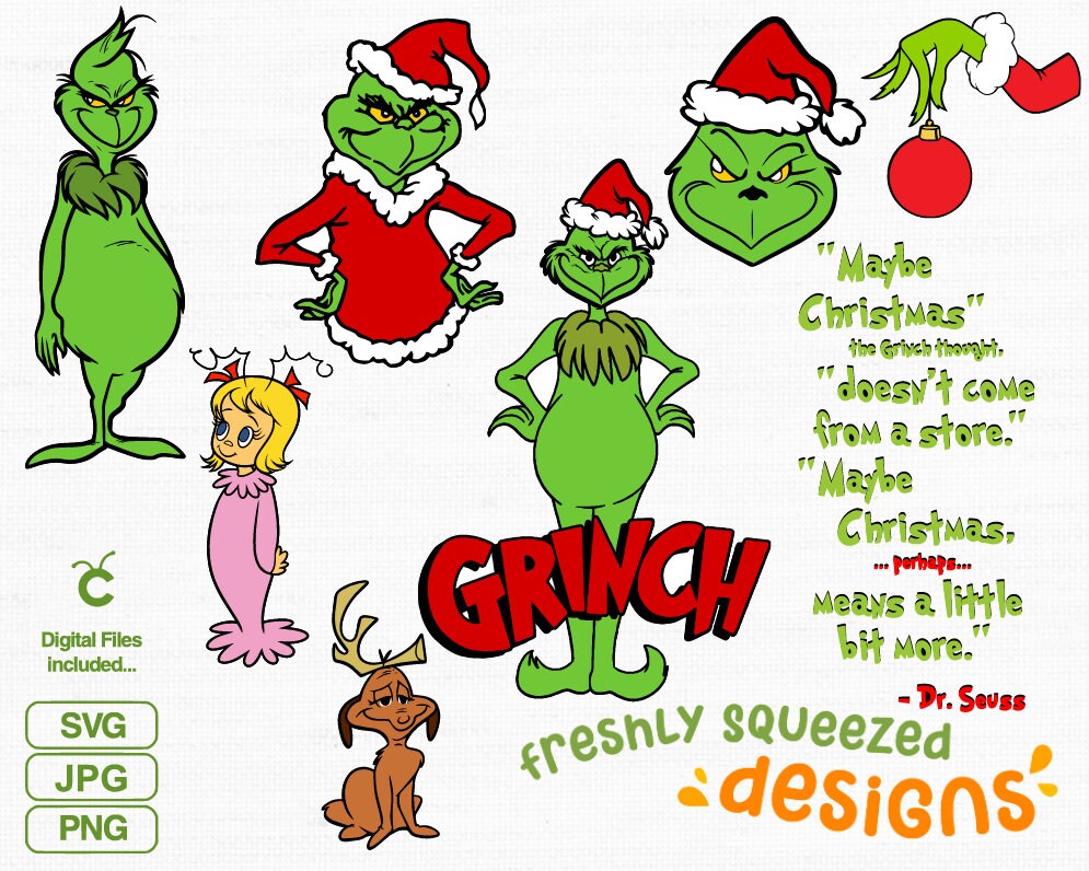 Grinch Dunkin (IRON ON TRANSFER SHEET ONLY) – Handmade by Toya