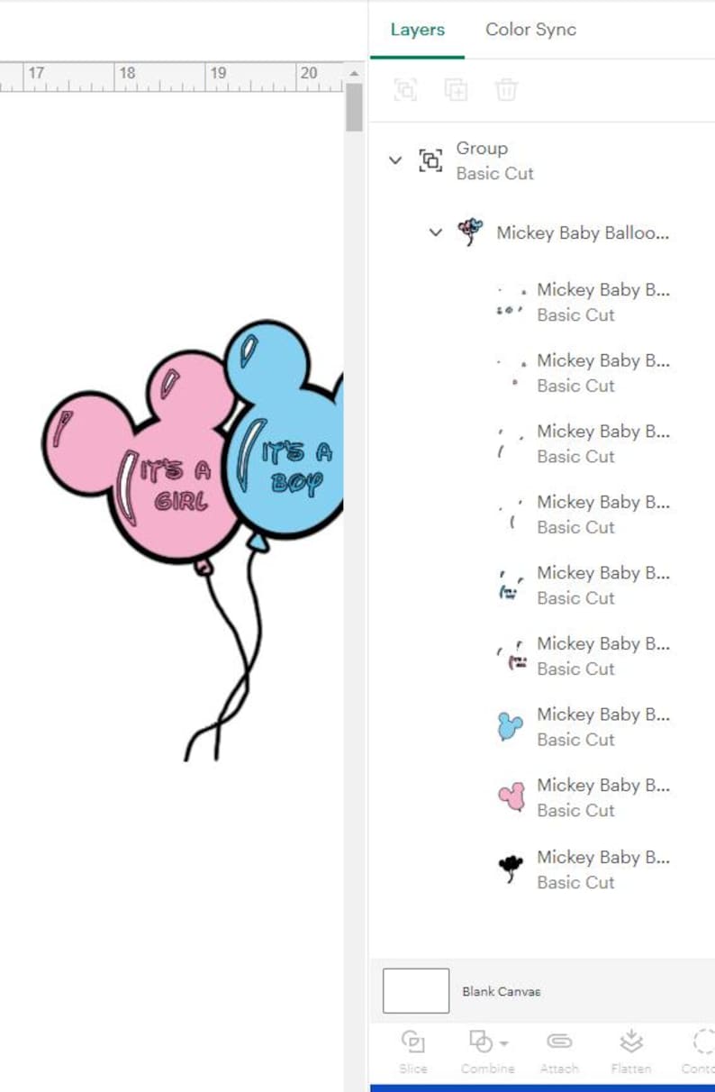 Pu&ograve; includere: Un design di palloncini rosa e blu a forma di Mickey Mouse con la scritta "IT'S A GIRL" e "IT'S A BOY". I palloncini sono collegati da fili neri, perfetto per un baby shower o una rivelazione di genere.