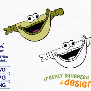 Pouchy Character from Inside Out Movie, SVG PNG JPG, cut files, silhouette and sublimation, Instant Download, Digital