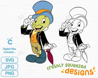 ジミニークリケット ☆ 絵画 ピノキオ ジミニー クリケット 水彩画背景、ピノキオ PNG クリップ