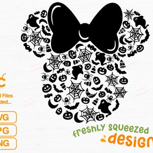 Halloween Mouse Mickey Collage, svg png jpg bundle, cricut cut files, silhouette and sublimation, Instant Download