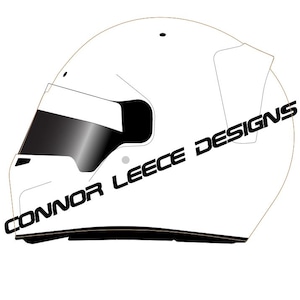custom motorcycle helmet graphics templates Racing Helmet Wrap Template