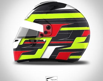 Helmet Design 5 - Bell RS7/HP7/KC7 (Paint and wrap files)