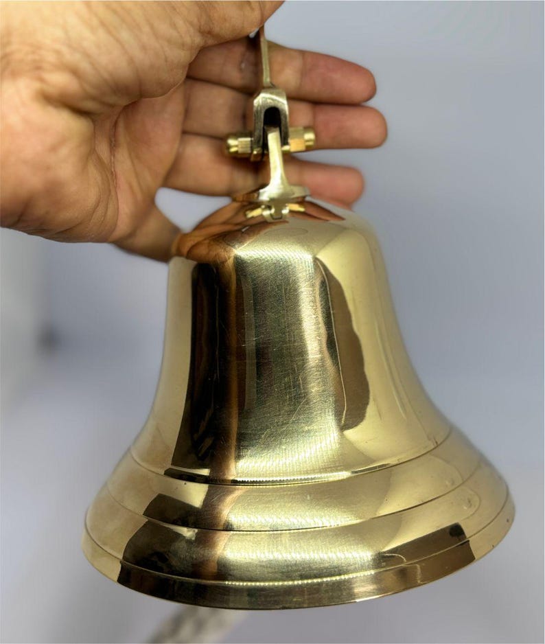 Personalized Engraved Brass Bell: Custom Antique School Bell - Etsy