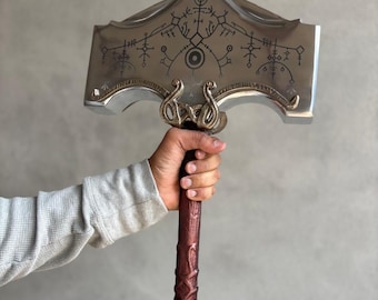Aluminium Thor Mjölnir Hammer Replika - Legendäre Wikinger Cosplay Waffe