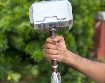 Kriegsgott Thor Mjölnir Hammer Nachbau: Aluminium Wikinger Kampfrequisite
