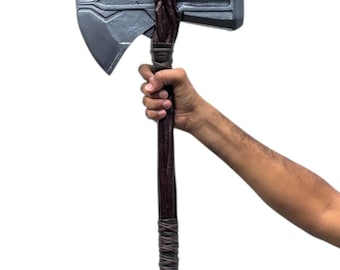 Thor Stormbreaker Axt Nachbau: 60cm Aluminium Griff, Avengers Cosplay Requisite