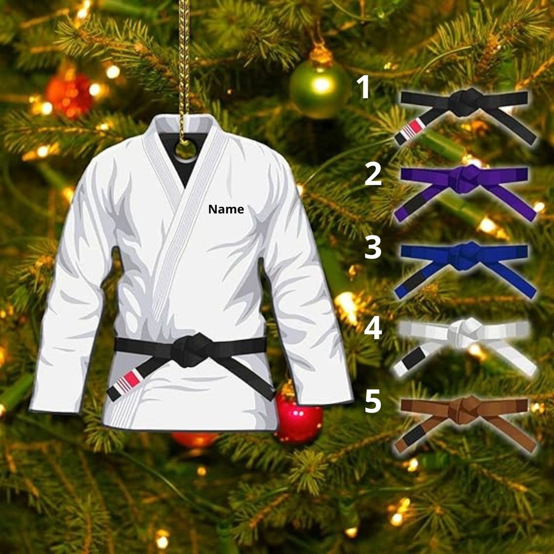 Custom Martial Arts Ornament 2023 Karate Wood Flat Ornaments Etsy