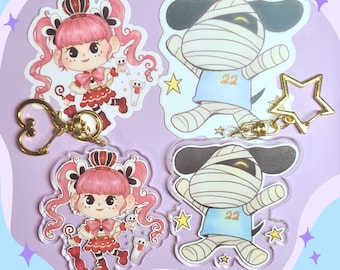 Sleutelhanger en stickerpakket Perona One Piece / Lucky AC