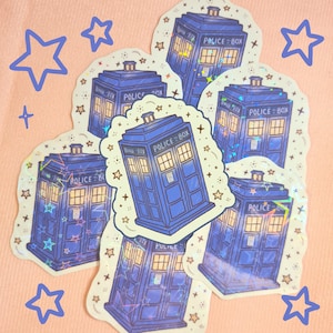 Doctor Who Tardis stickers