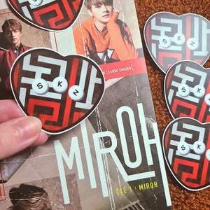 Stray Kids Miroh Album Herz Aufkleber SKZ Kpop merch