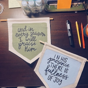 Hand-painted banners