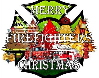 Weihnachten Feuerwehrmann Malteser Bundle, Feuerwehrmann Weihnachtsbaum, Frohe Weihnachten Feuerwehr PNG, Feuerwehr Farben, Weihnachten Feuerwehrautos