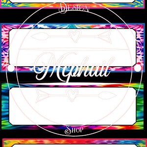 Groovy Tie Dye Classroom Name Tag Labels, Colorful Labels, Classroom Decor, Supply Labels, Tags