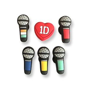 1 Direction Croc Charms - Decorative Shoe Charms for Crocs - Fashionable Croc Charm - Shoe Charm