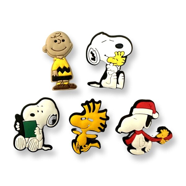 The Snoopy Characters Croc Charms - Decorative Shoe Charms for Crocs - Fashionable Croc Charm - Shoe Charm