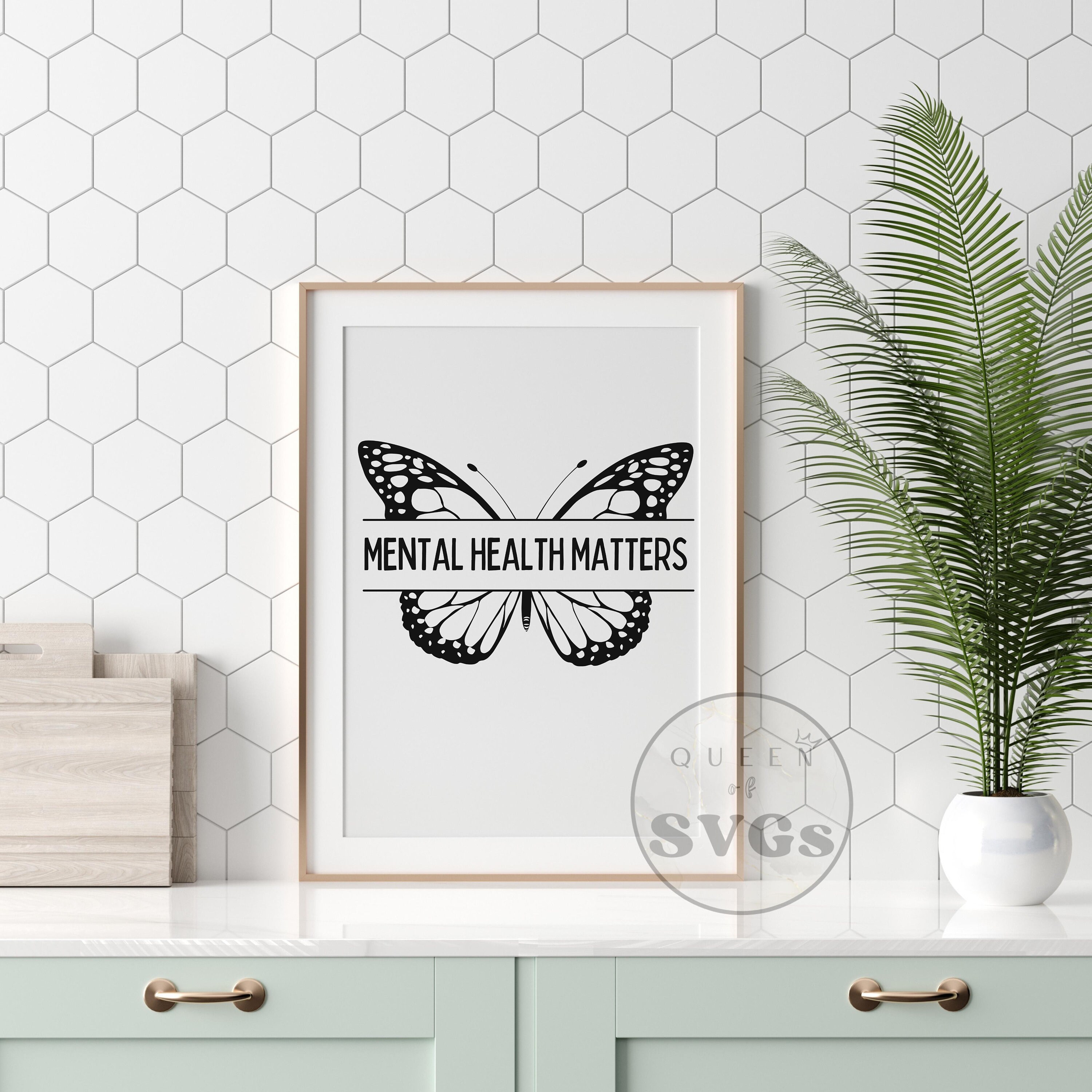 Mental Health Matters SVG PNG Mental Health Awareness Svg - Etsy