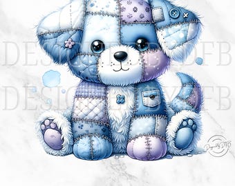 Perro de retazos de mezclilla PNG, Diseño de sublimación de cachorro lindo, Perro de mezclilla, Amantes de los animales, Mamá perro PNG, Clipart de camisa de perro occidental, Descarga digital