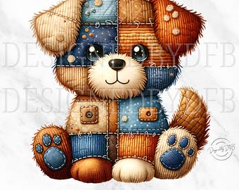 Perro de retazos de mezclilla PNG, Diseño de sublimación de cachorro lindo, Perro de mezclilla, Amantes de los animales, Mamá perro PNG, Clipart de camisa de perro occidental, Descarga digital