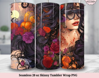 Tattoo Künstler Nahtlose 20 Unzen Skinny Tumbler Wrap, eingefärbten Sublimationsdesign, Tätowierer Tumbler Wrap, Gerader Becher Digitaler Download PNG
