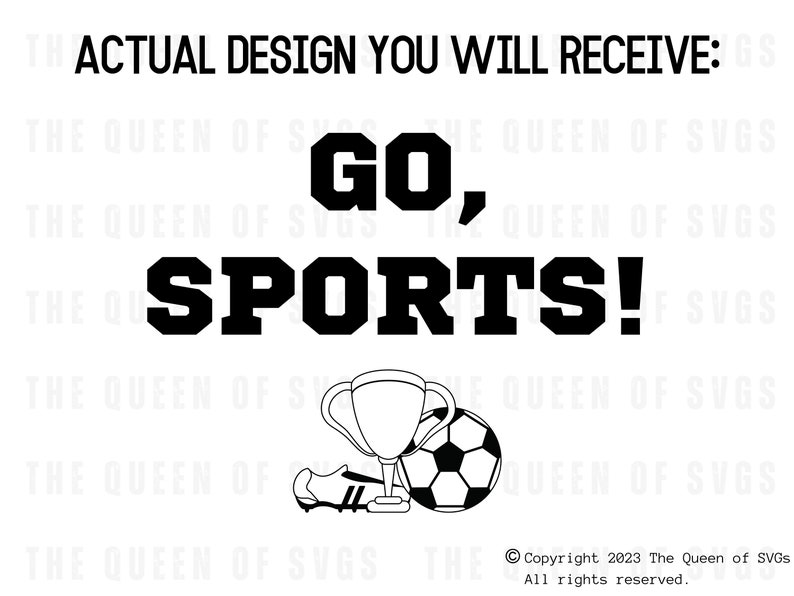 Go Sports SVG Funny Sports Quotes Sports Lover Sports Etsy