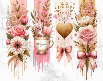 Floral Mama Coquette Bow PNG, Mama PNG for Shirt Design, Trendy Mothers Day Sublimation PNG, Boho Cute Spring Png, Trendy Gift for Mom