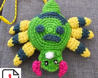 Pokemon Go Plus + Cover - Spinarak - PATTERN ONLY