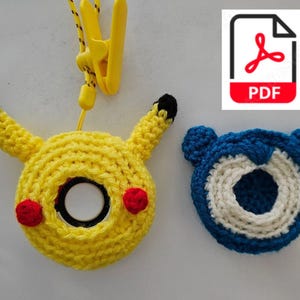 Pokemon Go Plus + Cover - Plain, Snorlax, & Pikachu - PATTERN ONLY