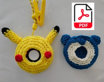 Pokemon Go Plus + Cover - Plain, Snorlax, & Pikachu - PATTERN ONLY
