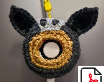 Pokemon Go Plus + Cover - Houndour & Plain - PATTERN ONLY