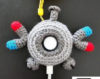 Pokemon Go Plus + Cover - Magnemite & Plain - PATTERN ONLY