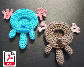 Pokemon Go Plus + Cover - Wooper & Paldean Wooper - PATTERN ONLY
