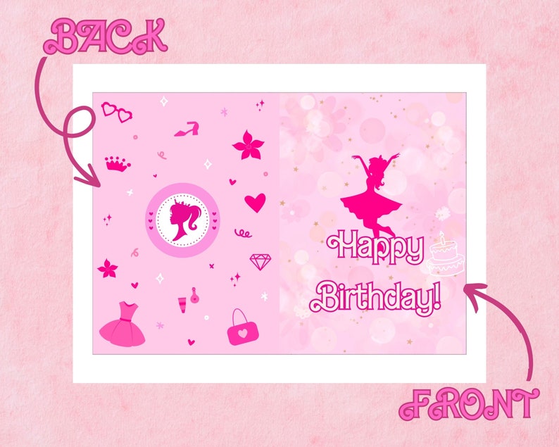 Printable Barbie Birthday Card - Il 794xN.5141533528 8fy6 