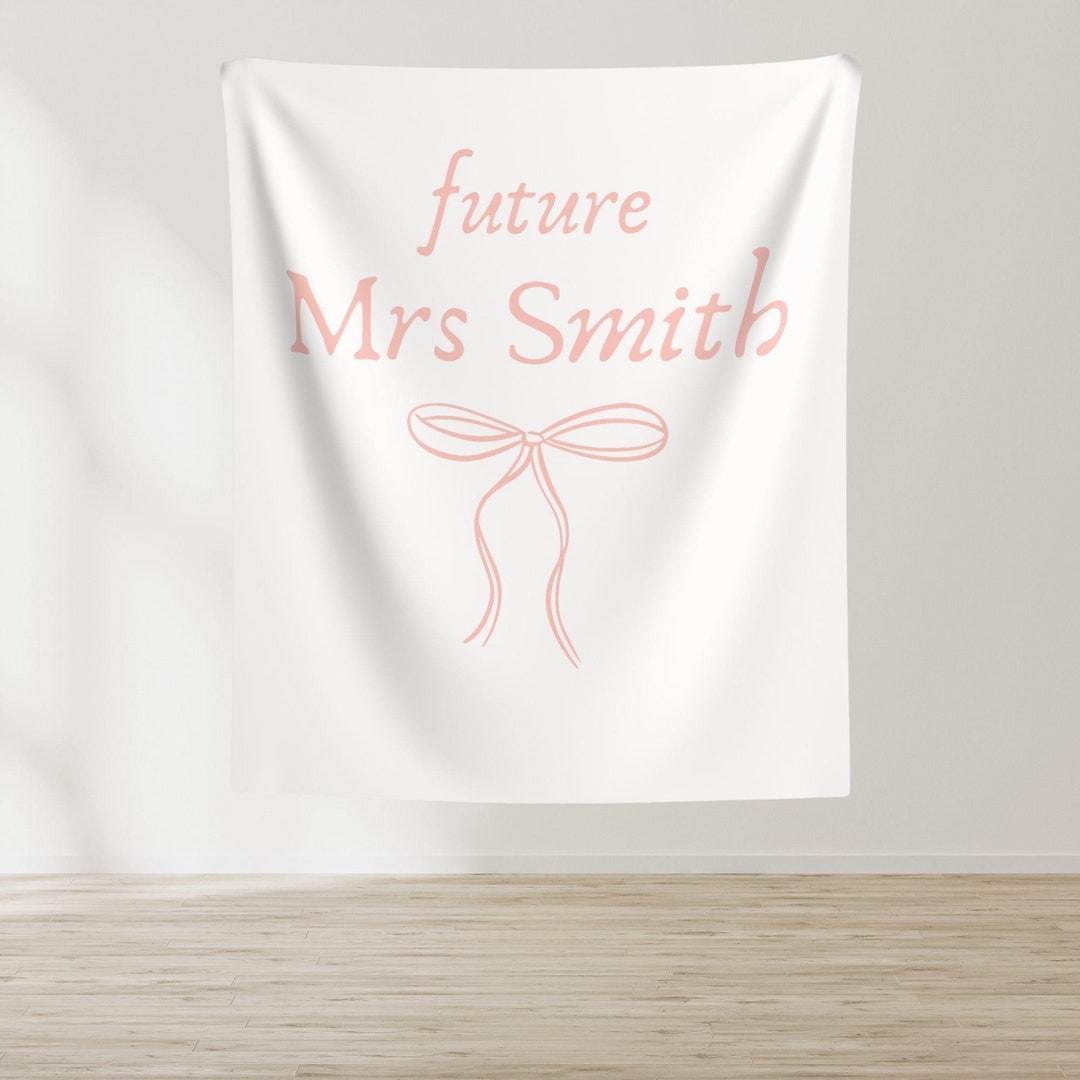 Lemon Custom Name Future Mrs Bridal Shower Backdrop